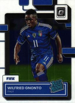 Wilfried Gnonto Italy Panini Donruss Soccer 2022/23 Optic Rated Rookies #183